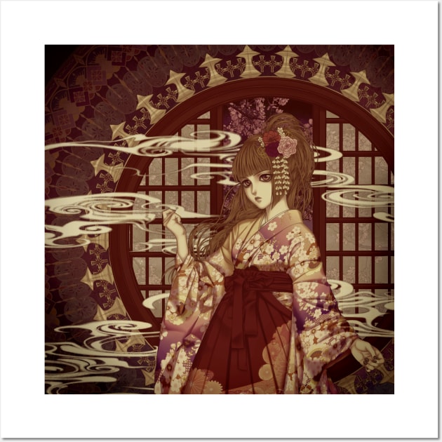 Kimono Wall Art by rainbowgrimart